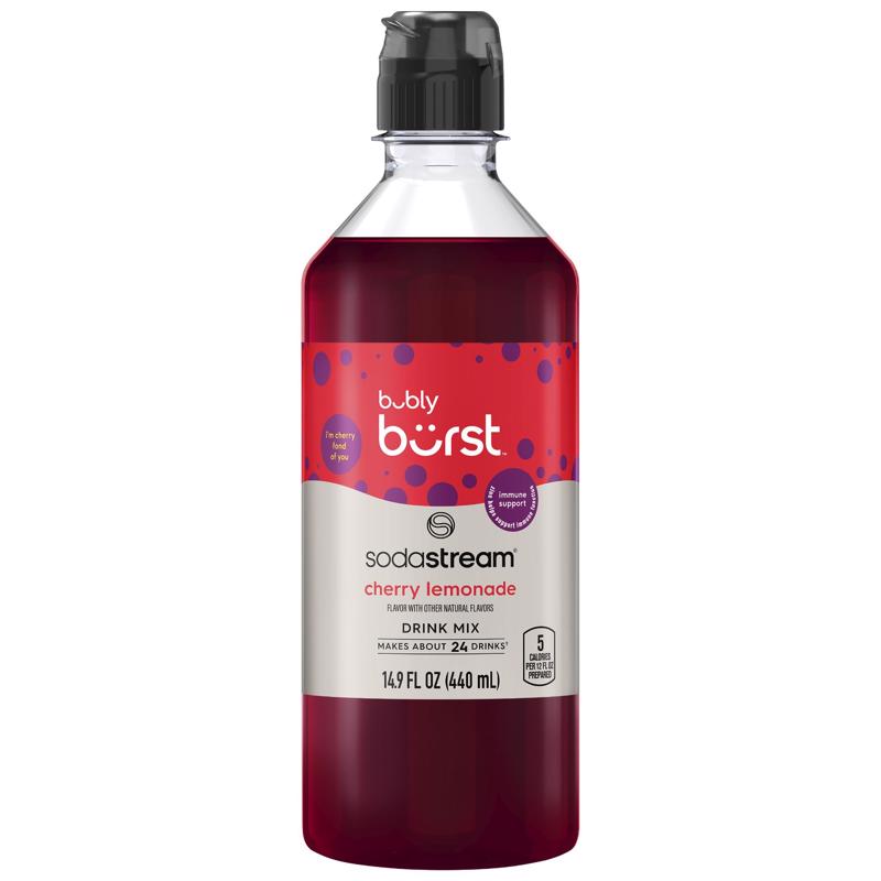 SodaStream Bubly Burst Cherry Limeade Soda Mix 440 oz 1 pk