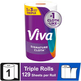 Viva Signature Cloth Paper Towels 129 sheet 1 ply 1 pk