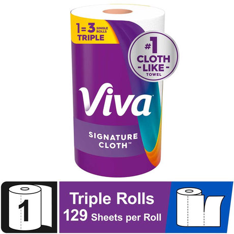Viva Signature Cloth Paper Towels 129 sheet 1 ply 1 pk