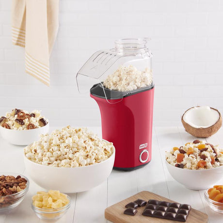 Dash Red 16 cups Air Popcorn Machine