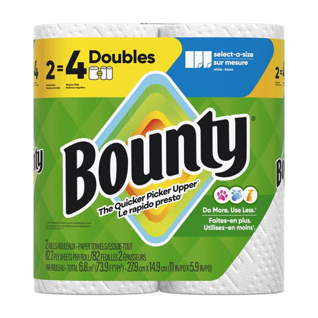 Bounty Paper Towels 82 sheet 2 ply 2 pk, Pack of 6