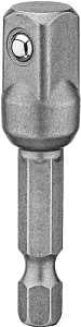 DEWALT DW2542 Socket Adapter, 1/4 in Drive, Hex Drive, Steel