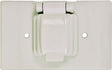 Eaton Wiring Devices S1961W-SP Cover, 4-9/16 in L, 2-7/8 in W, Rectangular, 1-Gang, Thermoplastic, White
