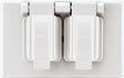 Eaton Wiring Devices S1962W-SP Cover, 2-63/64 in L, 4-37/64 in W, Rectangular, 1-Gang, Thermoplastic, White