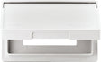 Eaton Wiring Devices S3966W-SP Cover, 7 in L, 4-7/8 in W, Rectangular, 1-Gang, Thermoplastic, White, Electro-Plated