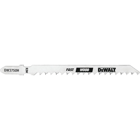 DEWALT DW3750H Jig Saw Blade, 1/4 in W, 6 TPI, 4 in L