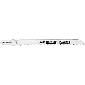 DEWALT DW3750H Jig Saw Blade, 1/4 in W, 6 TPI, 4 in L