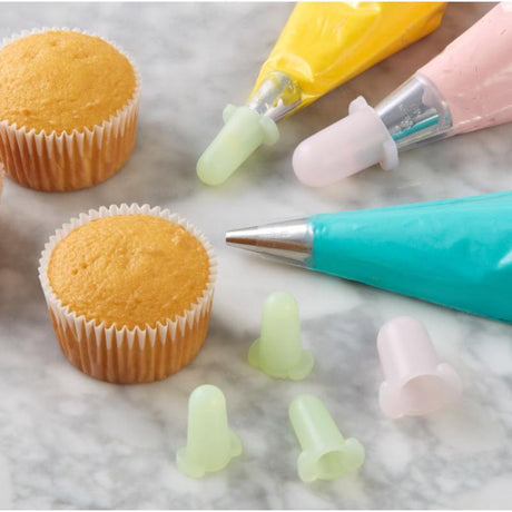 Wilton Stainless Steel Large Cake Decorating Tips 4 pc