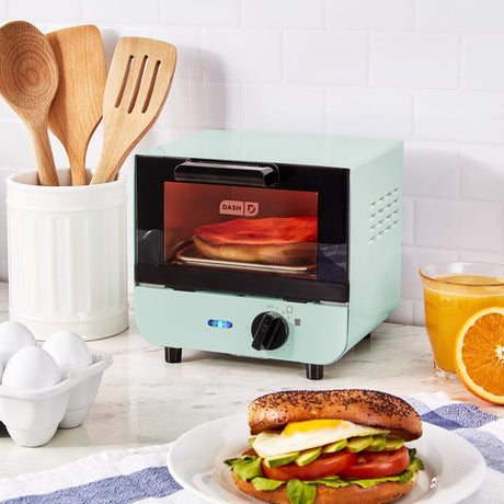 Dash Metal Blue 1 slot Toaster Oven 7 in. H X 6 in. W X 8 in. D