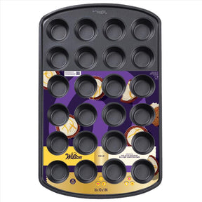 Wilton Gold 10 in. W X 16 in. L Mini Muffin Pan Gray 1 pc