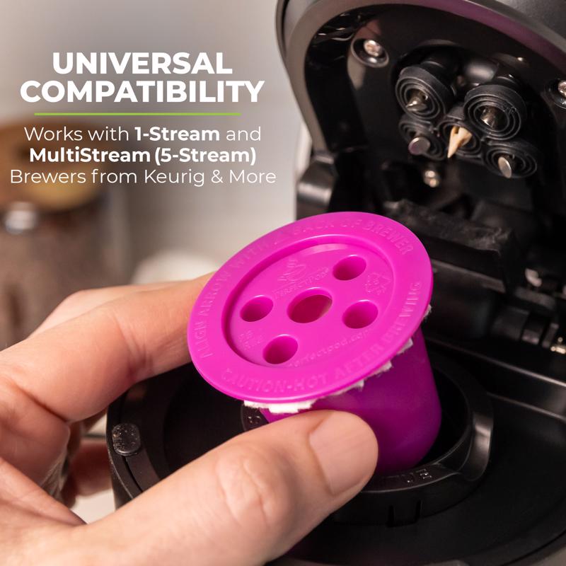 Perfect Pod Purple Plastic Disposable Cup Filters
