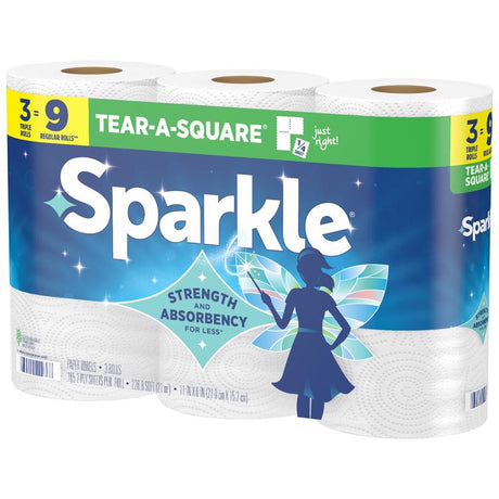 Sparkle Paper Towels 165 sheet 2 ply 3 pk, Pack of 8