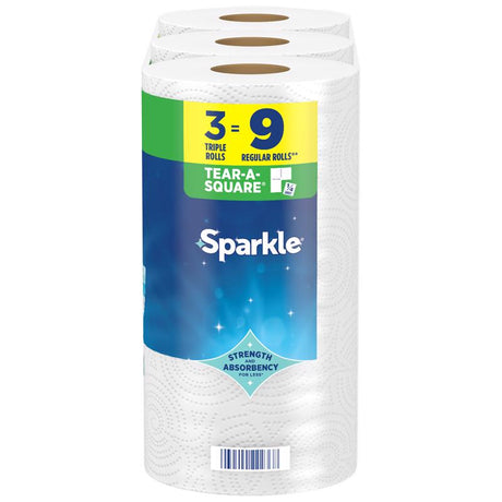 Sparkle Paper Towels 165 sheet 2 ply 3 pk, Pack of 8