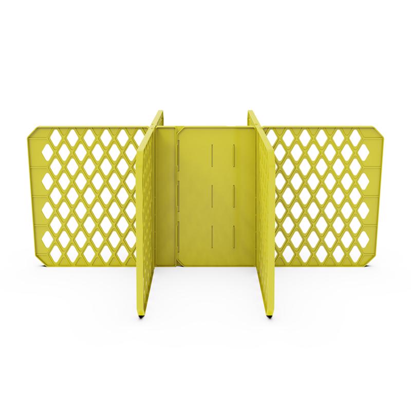 Organize-it 27 gal Yellow Storage Tote Divider 15 in. H X 8 in. W X 2 in. D, Pack of 8
