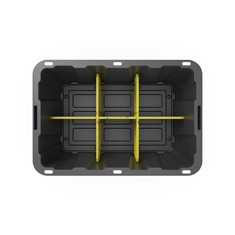Organize-it 27 gal Yellow Storage Tote Divider 15 in. H X 8 in. W X 2 in. D, Pack of 8