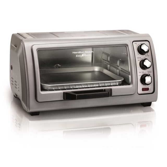 Hamilton Beach Metal Silver 6 slot Toaster Oven 10.81 in. H X 20.13 in. W X 16.69 in. D