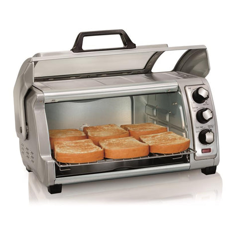 Hamilton Beach Metal Silver 6 slot Toaster Oven 10.81 in. H X 20.13 in. W X 16.69 in. D