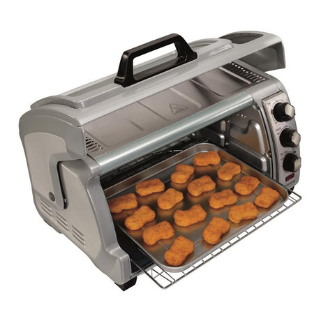 Hamilton Beach Metal Silver 6 slot Toaster Oven 10.81 in. H X 20.13 in. W X 16.69 in. D