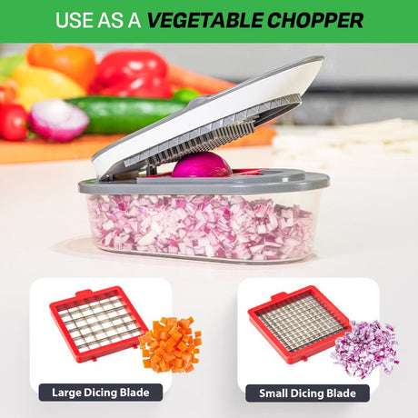 Chopzilla Gray Plastic/Stainless Steel Food Chopper