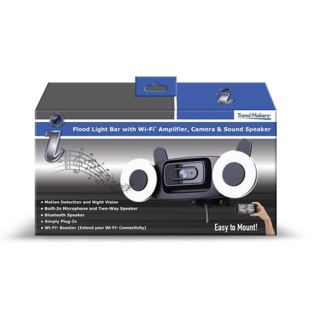 i Trend Makers Plug-in Indoor and Outdoor Spotlight Cam Mount Security Camera