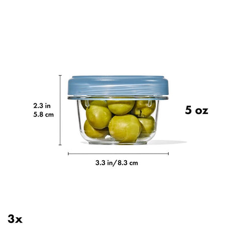 OXO Good Grips 5 oz Food Storage Container Set 3 pk