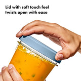 OXO Good Grips 32 oz Blue/Clear Food Storage Container Set 2 pk