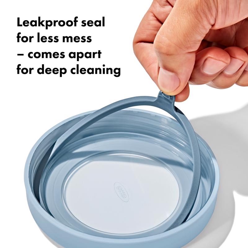OXO Good Grips 32 oz Blue/Clear Food Storage Container Set 2 pk