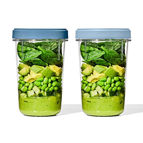 OXO Good Grips 40 oz Blue Food Storage Container Set 2 pk