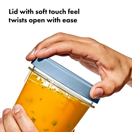 OXO Good Grips 40 oz Blue Food Storage Container Set 2 pk