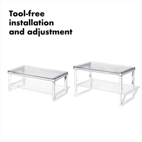 OXO Good Grips Plastic Refrigerator Shelf Riser