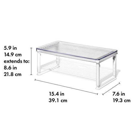 OXO Good Grips Plastic Refrigerator Shelf Riser