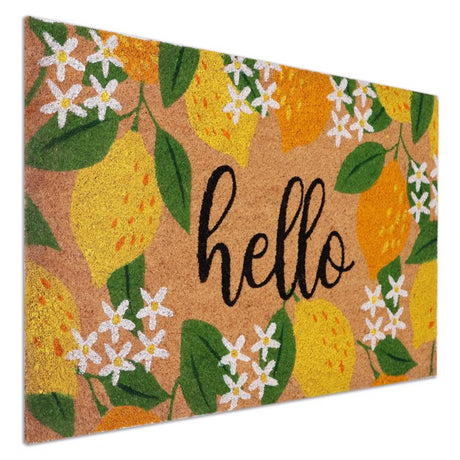 First Concept 18 in. W X 30 in. L Multi-Color Coir Door Mat