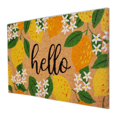First Concept 18 in. W X 30 in. L Multi-Color Coir Door Mat