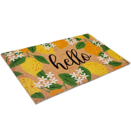 First Concept 18 in. W X 30 in. L Multi-Color Coir Door Mat