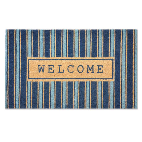 First Concept 18 in. W X 30 in. L Multi-Color Coir Door Mat