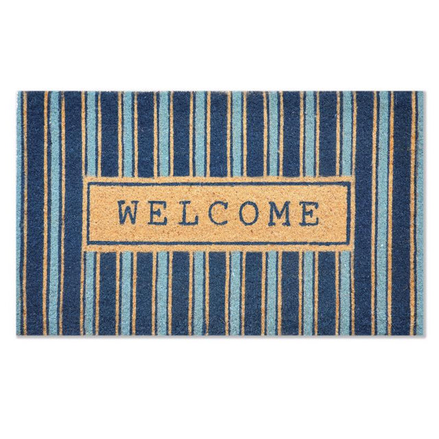 First Concept 18 in. W X 30 in. L Multi-Color Coir Door Mat