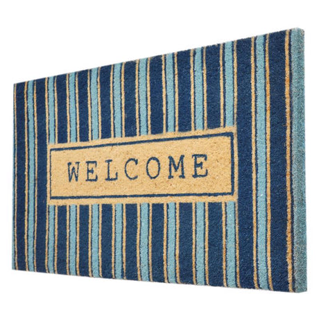 First Concept 18 in. W X 30 in. L Multi-Color Coir Door Mat