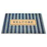 First Concept 18 in. W X 30 in. L Multi-Color Coir Door Mat