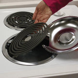 Range Kleen Steel Drip Pans and Trim Rings 6.19 in. W