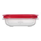 Rubbermaid Easy Store 4.92 cups Clear Food Storage Container 1 pk, Pack of 4