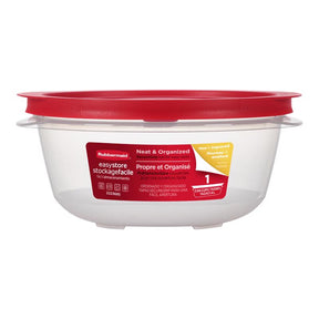 Rubbermaid Easy Store 5.94 cups Clear Food Container and Lid 1 pk, Pack of 2