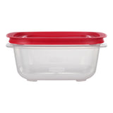 Rubbermaid Easy Store 7.81 cups Clear Food Container and Lid 1 pk, Pack of 2