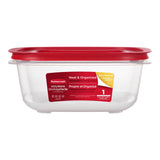 Rubbermaid Easy Store 14.6 cups Clear Food Container and Lid 1 pk, Pack of 2