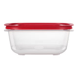 Rubbermaid Easy Store 14.6 cups Clear Food Container and Lid 1 pk, Pack of 2