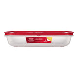 Rubbermaid Easy Store 28.8 cups Clear Food Container and Lid 1 pk, Pack of 2
