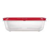 Rubbermaid Easy Store 41.5 cups Clear Food Container and Lid 1 pk, Pack of 2