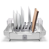 OXO Good Grips 19 in. L X 16 in. W X 5 in. H Gray Stainless Steel Dish Rack