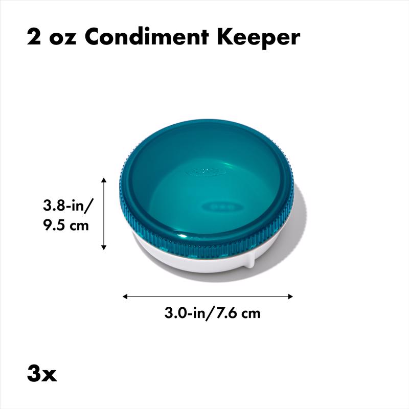 OXO Good Grips 2 fl. oz. Dressing Container 3 pk
