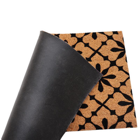 First Concept 18 in. W X 30 in. L Multi-Color Coir Door Mat