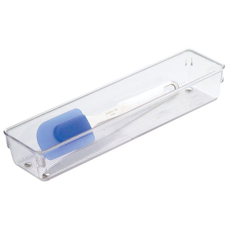 iDesign 2 in. H X 3 in. W X 12 in. D Plastic Drawer Organizer